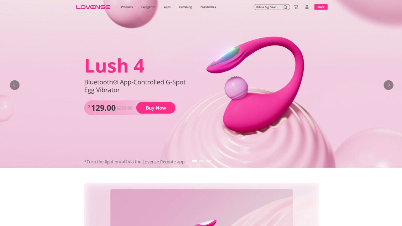 Lush 4 sex toy for cam girls